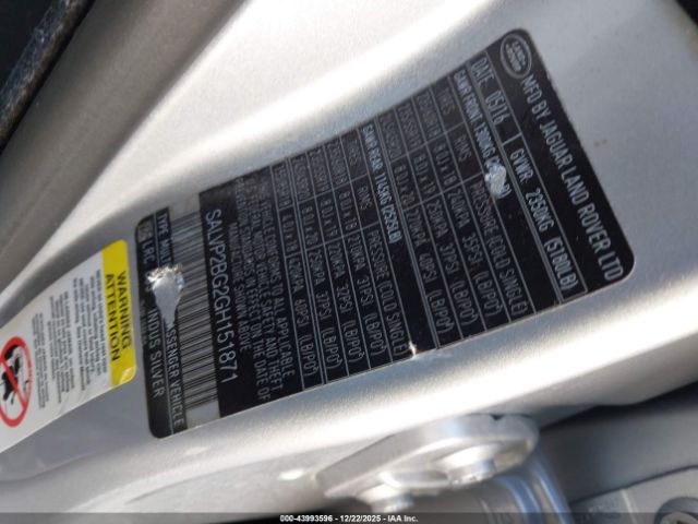 2016 LAND ROVER RANGE ROVER EVOQUE SALVP2BG2GH151871 Photo 8