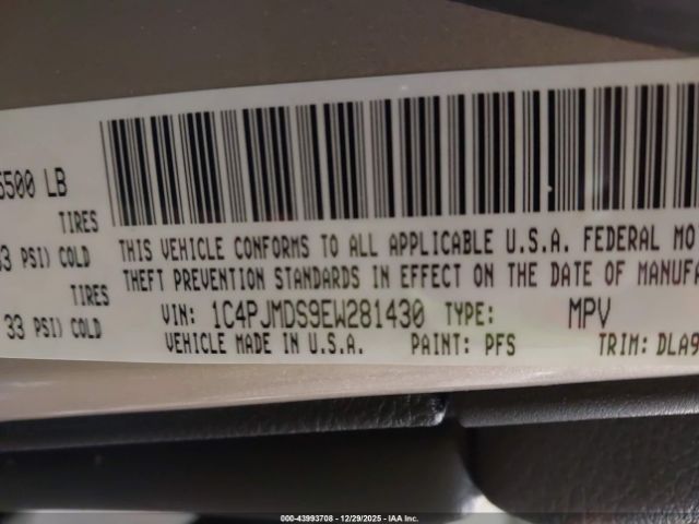 2014 JEEP CHEROKEE 1C4PJMDS9EW281430 Photo 8