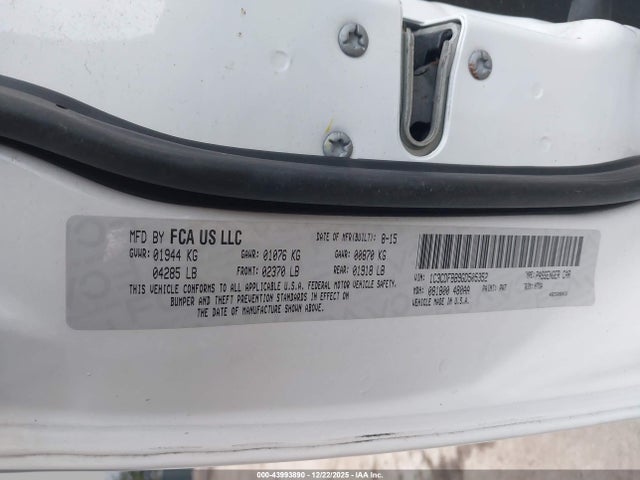 43993890 :رقم المزاد ، 1C3CDFBB9GD505352 vin ، 2016 Dodge Dart Sxt مزاد بيع