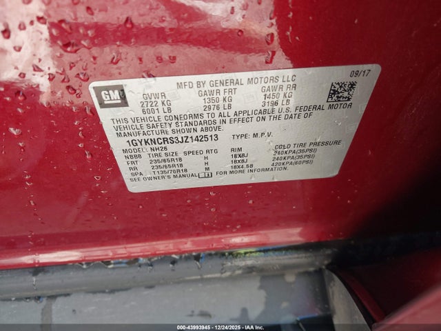 2018 CADILLAC XT5 1GYKNCRS3JZ142513 Photo 8