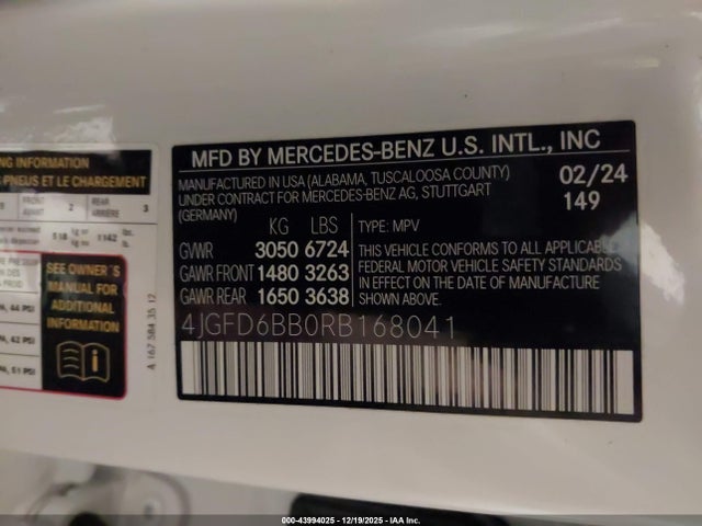 2024 MERCEDES-BENZ AMG GLE 53 COUPE 4JGFD6BB0RB168041 Photo 8