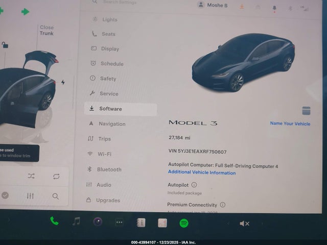2024 TESLA MODEL 3 5YJ3E1EAXRF750607 Photo 6