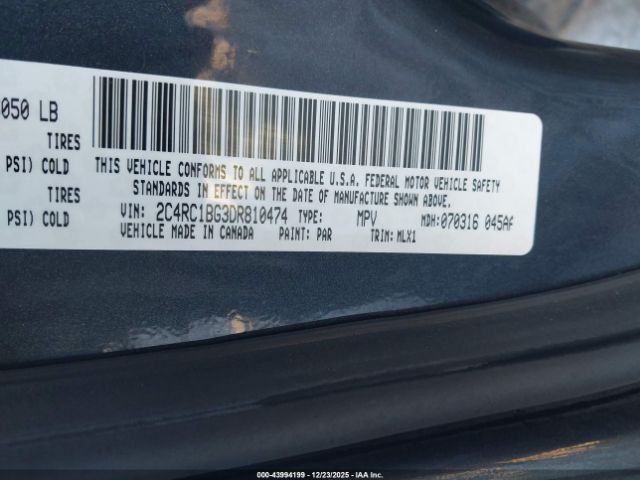 2013 CHRYSLER TOWN & COUNTRY 2C4RC1BG3DR810474 Photo 8