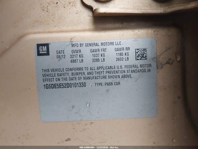 2013 CADILLAC CTS 1G6DE5E52D0101330 Photo 8