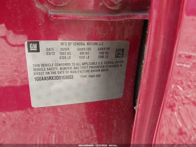 2013 CADILLAC ATS 1G6AA5RX3D0163653 Photo 8