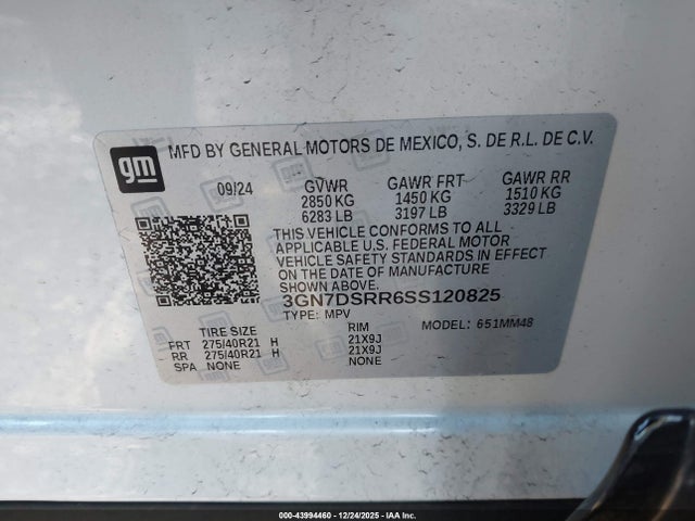 Chevrolet Equinox Ev Rs 2025 3GN7DSRR6SS120825 Image 9