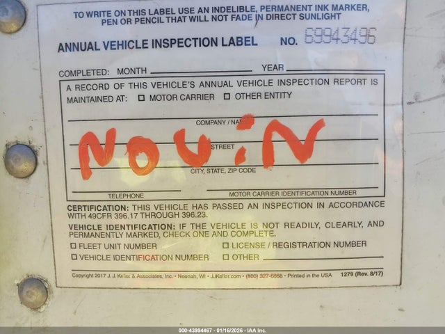 Продаж на аукціоні авто 2010 Wabash National Corp Wabash National Corp, vin: 1JJV532B6AL349694, номер лоту: 43994467
