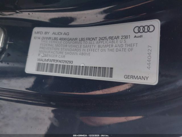 2015 AUDI A5 WAUMFAFR3FA029293 Photo 8