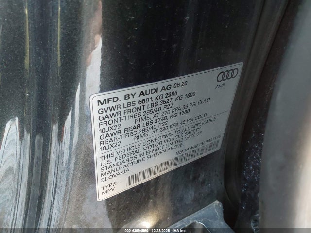 2020 AUDI SQ8 WA1AWAF13LD027175 Photo 8