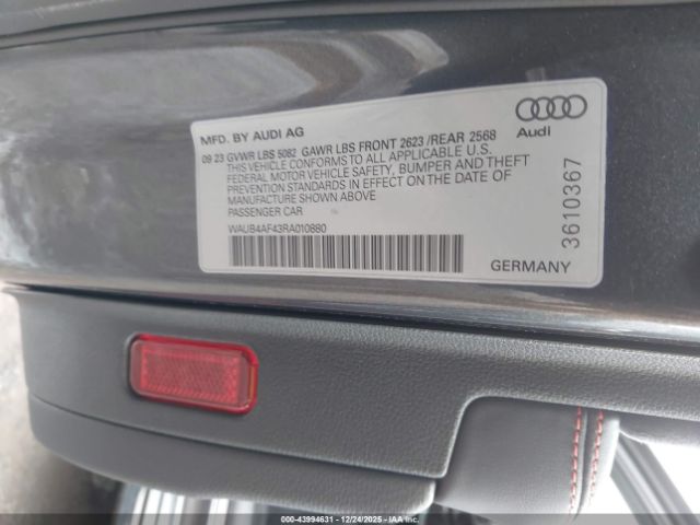 2024 AUDI S4 WAUB4AF43RA010880 Photo 8