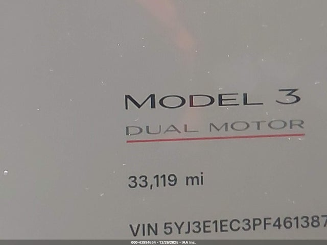 2023 TESLA MODEL 3 5YJ3E1EC3PF461387 Photo 6