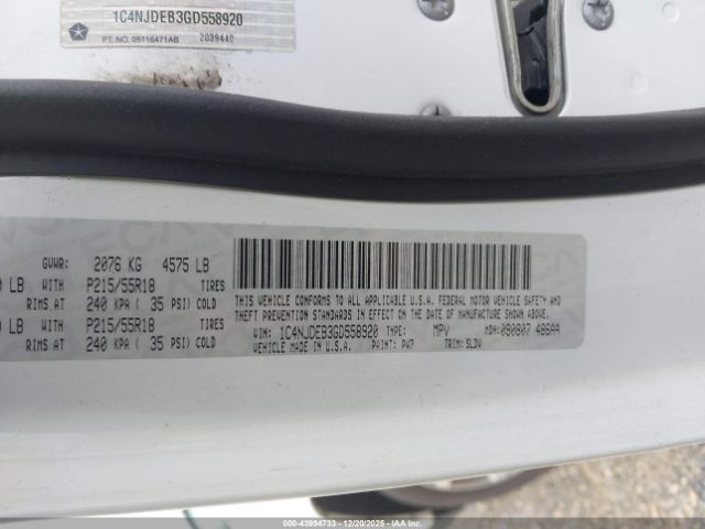 2016 JEEP COMPASS 1C4NJDEB3GD558920 Photo 8