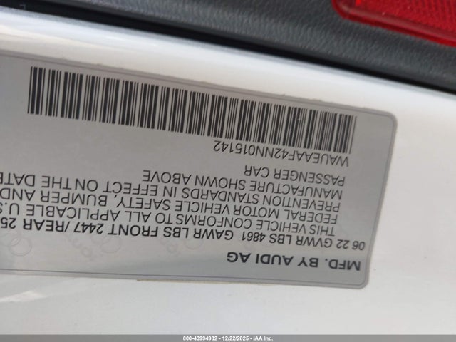 2022 AUDI A4 WAUEAAF42NN015142 Photo 8