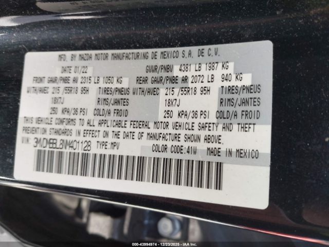 2022 MAZDA CX-30 3MVDMBBL8NM401128 Photo 8