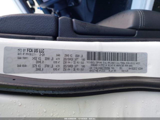 2020 JEEP GRAND CHEROKEE 1C4RJFAG0LC293596 Photo 8