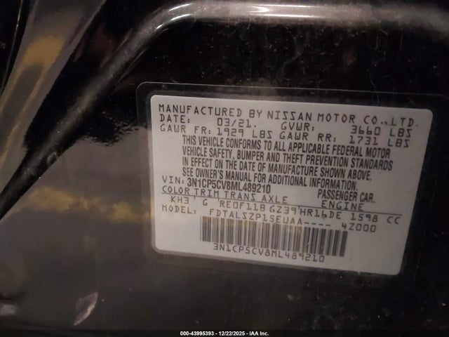 2021 NISSAN KICKS 3N1CP5CV8ML489210 Photo 8