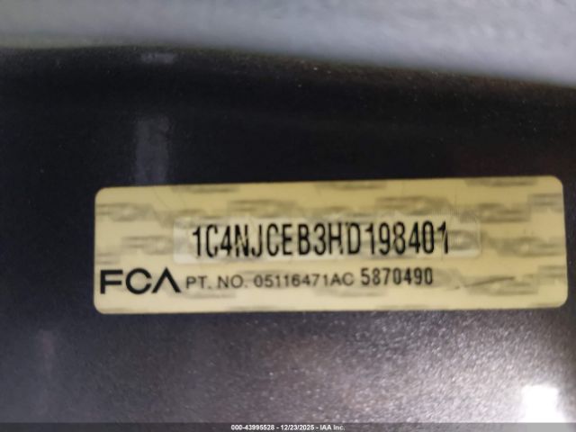 2017 JEEP COMPASS 1C4NJCEB3HD198401 Photo 8