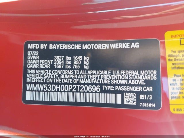 2023 MINI HARDTOP WMW53DH00P2T20696 Photo 8