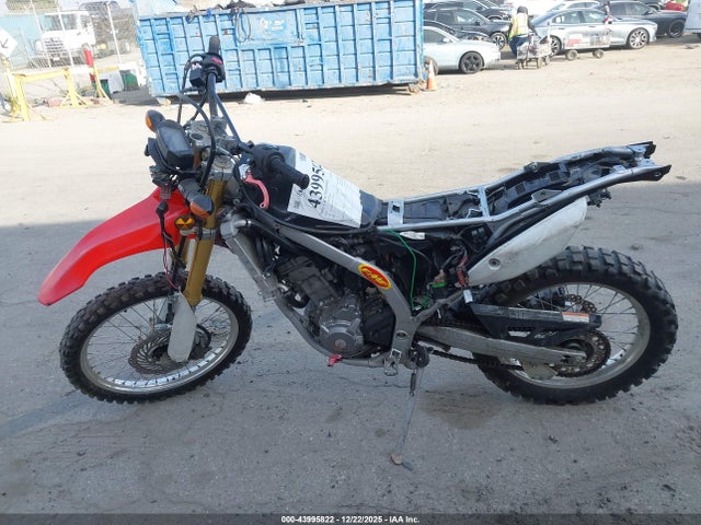 2015 Honda Crf250 L მანქანა იყიდება აუქციონზე, vin: MLHMD3819F5203613, აუქციონის ნომერი: 43995822