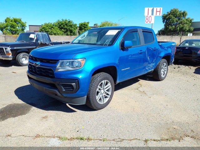 1GCGTBEN7M1227000 Chevrolet Colorado 4wd Short Box Wt