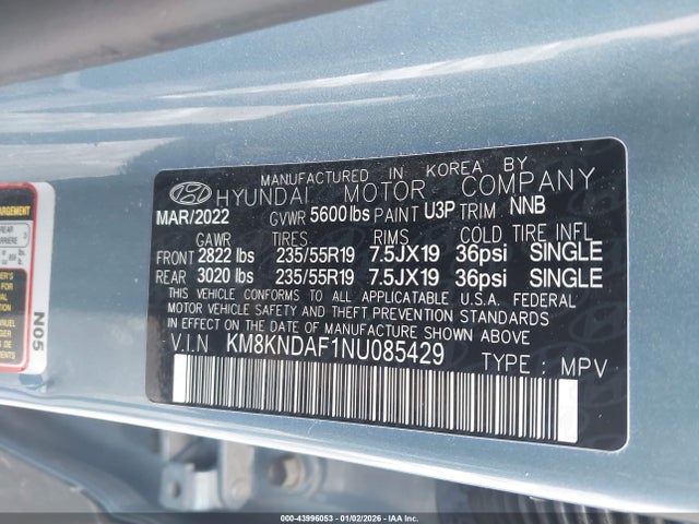 Hyundai Ioniq 5 Sel 2022 KM8KNDAF1NU085429 Image 9