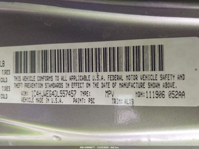 2013 JEEP WRANGLER UNLIMITED 1C4HJWEG4DL557457 Photo 8