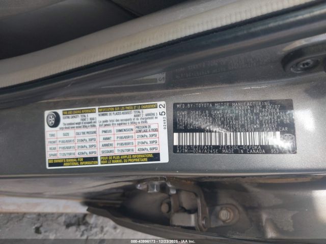 2008 TOYOTA COROLLA 2T1BR32E38C886793 Photo 8