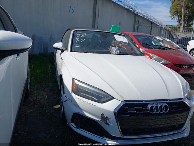 2022 AUDI A5 CABRIOLET WAU2AGF50NN007538