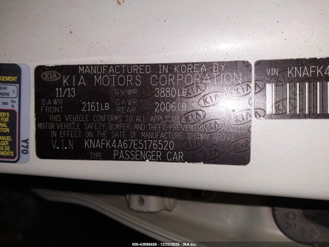 2014 KIA FORTE KNAFK4A67E5176520 Photo 8