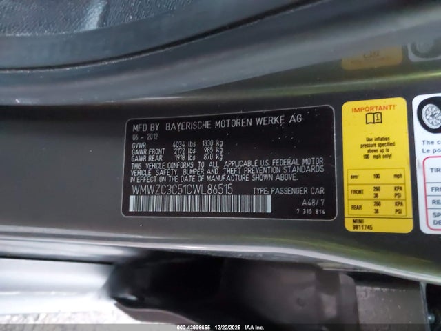 2012 MINI COOPER S COUNTRYMAN WMWZC3C51CWL86515 Photo 8