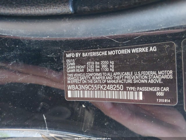 2015 BMW 428I WBA3N9C55FK248250 Photo 8