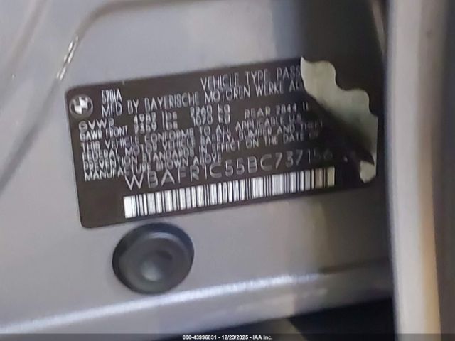 2011 BMW 528I WBAFR1C55BC737156 Photo 8