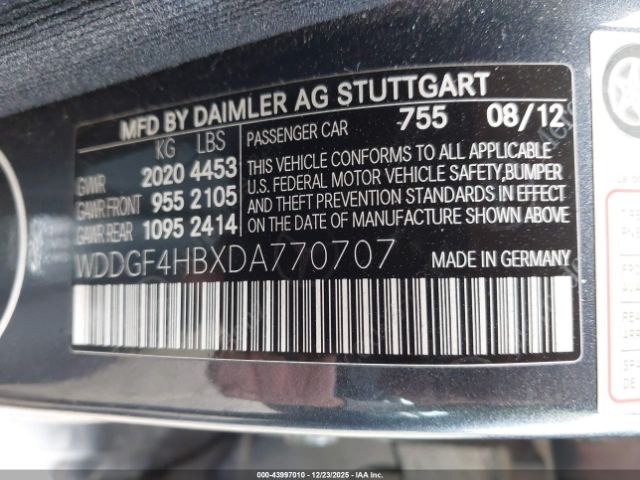 2013 MERCEDES-BENZ C 250 WDDGF4HBXDA770707 Photo 8