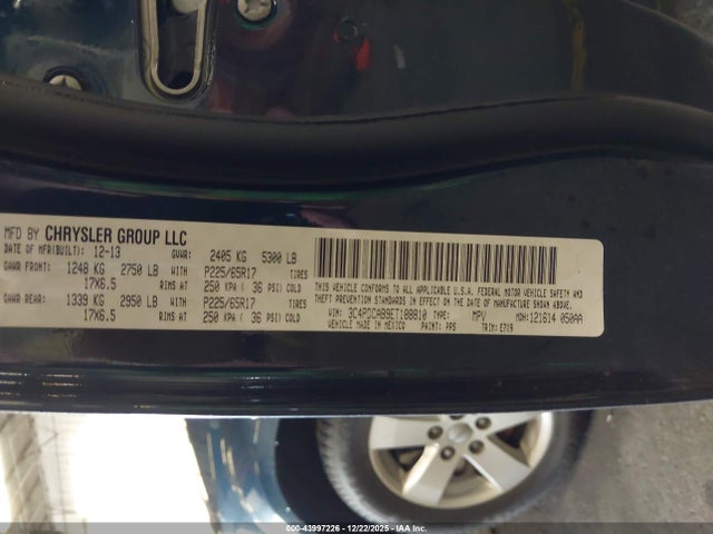 3C4PDCAB9ET188810 Dodge JOURNEY SE
