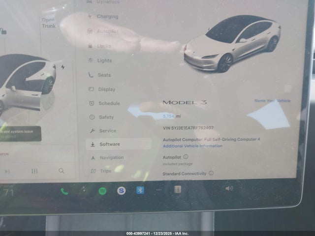 2024 TESLA MODEL 3 5YJ3E1EA7RF762407 Photo 6