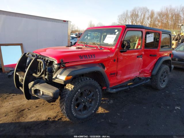 2022 JEEP WRANGLER UNLIMITED 1C4HJXDG7NW201141 Photo 1