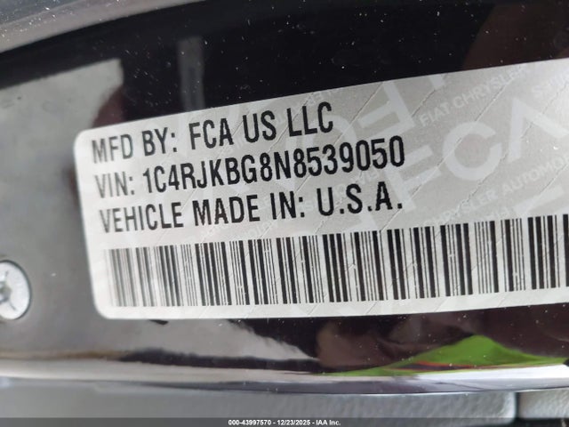 Продажа на аукционе авто 2022 Jeep Grand Cherokee L Limited 4x4, vin: 1C4RJKBG8N8539050, номер лота: 43997570