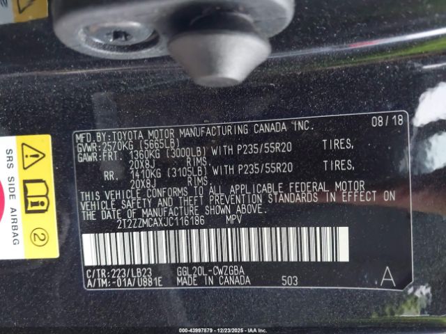 2018 LEXUS RX 350 2T2ZZMCAXJC116186 Photo 8