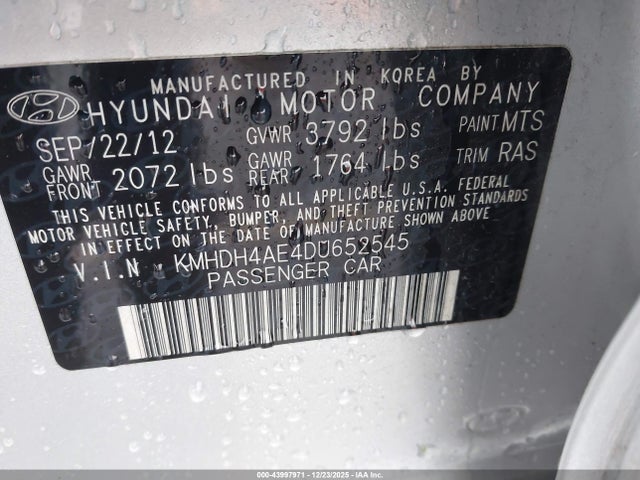 2013 HYUNDAI ELANTRA KMHDH4AE4DU652545 Photo 8