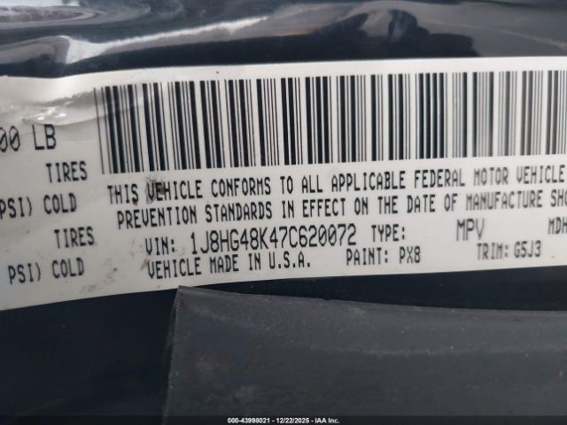 2007 JEEP COMMANDER 1J8HG48K47C620072 Photo 8