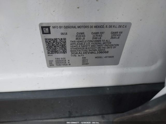 2019 GMC TERRAIN 3GKALVEV4KL106068 Photo 8