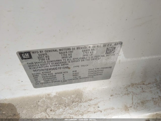 2014 CHEVROLET SILVERADO 1500 3GCUKREH9EG181049 Photo 8