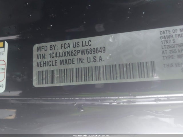 1C4JJXN62PW689649 Jeep Wrangler 4xe 4x4