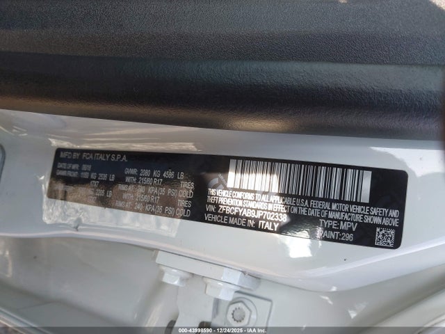 2018 FIAT 500X ZFBCFYAB9JP702338 Photo 8