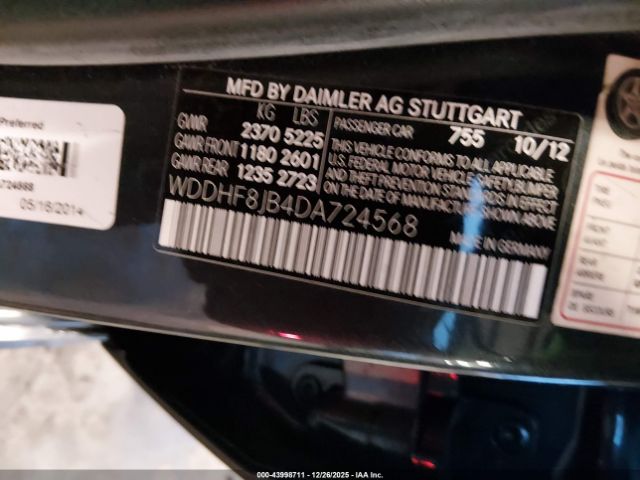 2013 MERCEDES-BENZ E 350 WDDHF8JB4DA724568 Photo 8