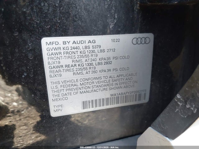 2023 AUDI Q5 WA1ABAFY2P2052773 Photo 8