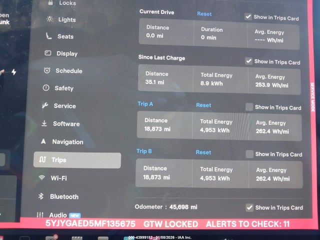 2021 TESLA MODEL Y 5YJYGAED5MF135675 Photo 6