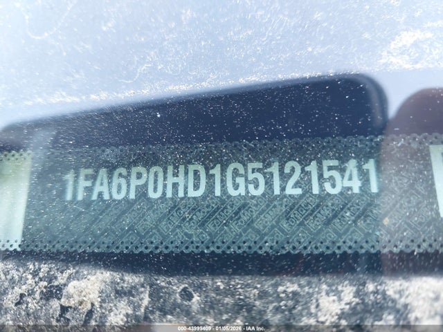 1FA6P0HD1G5121541 Ford FUSION SE