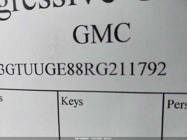 3GTUUGE88RG211792 GMC Sierra 1500 4wd Short Box Denali