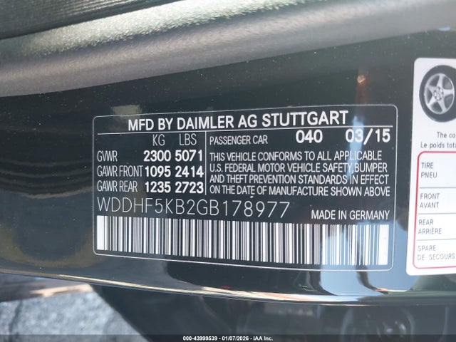 Mercedes-Benz E 350 2016 WDDHF5KB2GB178977 Image 9